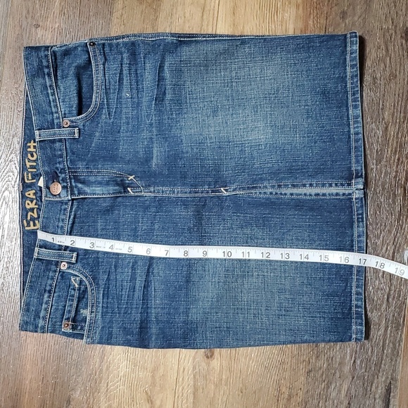 Ezra Fitch Denim Split Front Skirt - Picture 2 of 8